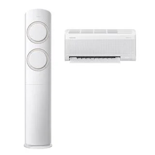 Q9000 (일반배관) 멀티에어컨 AF60F17D11BRS (냉방 56.9㎡+18.7㎡) 실외기포함 [전국기본설치비 포함]