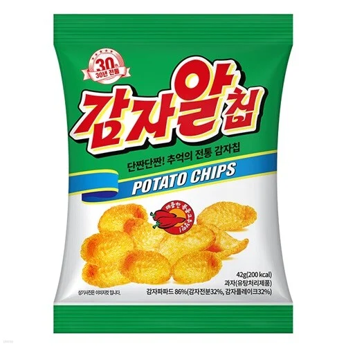 감자알칩 볶음고추맛
